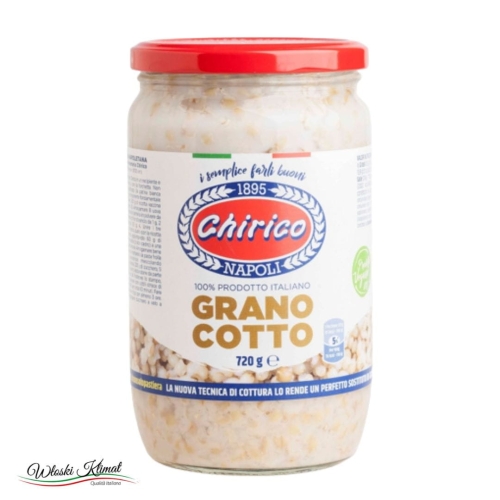 Pszenica gotowana Grano Cotto CHIRICO 720g EAN: 8034135420039