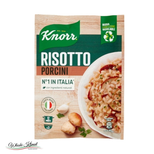 Ryż z prawdziwkami Risotto con Porcini KNORR 175g EAN: 8710522983966