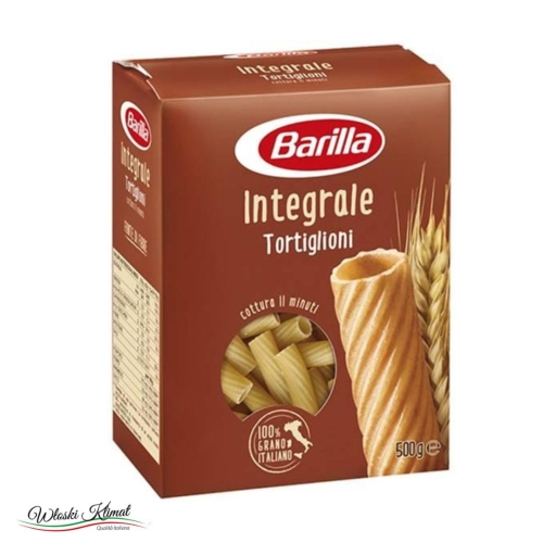 Makaron pełnoziarnisty Tortiglioni BARILLA 500g EAN: 8076809575539
