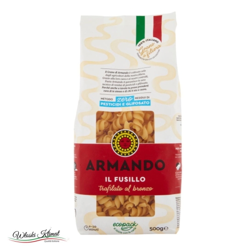 Makaron świderki il Fusillo ARMANDO 500g EAN: 8005709204959