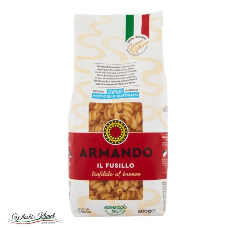 Makaron świderki il Fusillo ARMANDO 500g EAN: 8005709204959