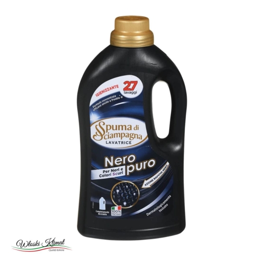 Płyn do prania ciemnych ubrań 27 prań Nero Puro Spuma di Scampagna 1,215ml