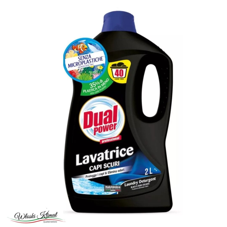 Płyn do prania ciemnych ubrań Capi Scuri Dual Power 2L