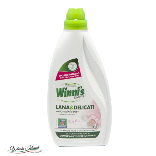 Płyn do prania tkanin delikatnych i wełny Lana e Delicati Winnis 750ml