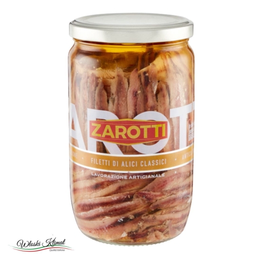 Sardele w filetach Anchios Zarotti 720g EAN: 8017384050660