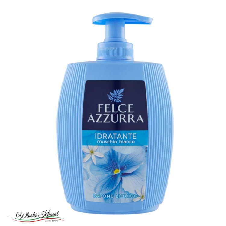 Mydło w płynie nawilżające Białe Piżmo Muschio Bianco Felce Azzurra 300ml EAN: 8001280029899