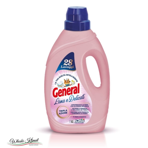 Płyn do prania tkanin delikatnych i wełny Lana e Delicato GENERAL 1,4L EAN: 8001990039683