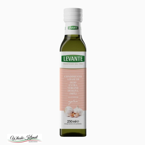 Oliwa z oliwek Extra Vergine z czosnkiem all' Aglio LEVANTE 250ml  EAN: 8011845716058