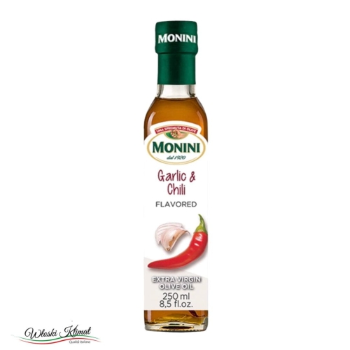Oliwa z oliwek Extra Vergine z czosnkiem i chilli all' Aglio e Peperoncino MONINI 250ml EAN: 80481522