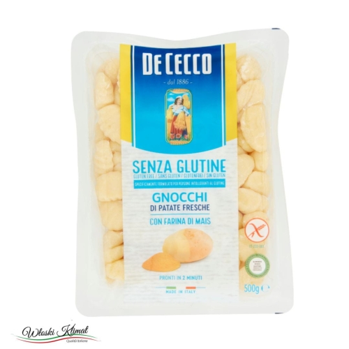 Gnocchi ziemniaczane bez glutenu De Cecco 500g EAN: 8001250013859