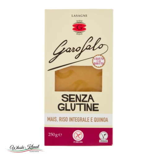 Makaron Lasagna bez glutenu Garofalo 250g EAN: 8000139935367