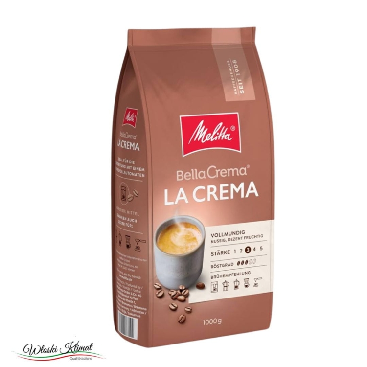 Kawa ziarnista BellaCrema La Crema MELITTA 1kg EAN: 4002720008102