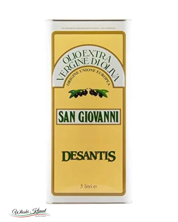 Oliwa z oliwek Extra Vergine San Giovanni DESANTIS 5L EAN: 8009113015217