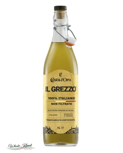 Oliwa z oliwek Extra Vergine niefiltrowana Il Grezzo Costa d'Oro 750ml EAN: 8007270129501