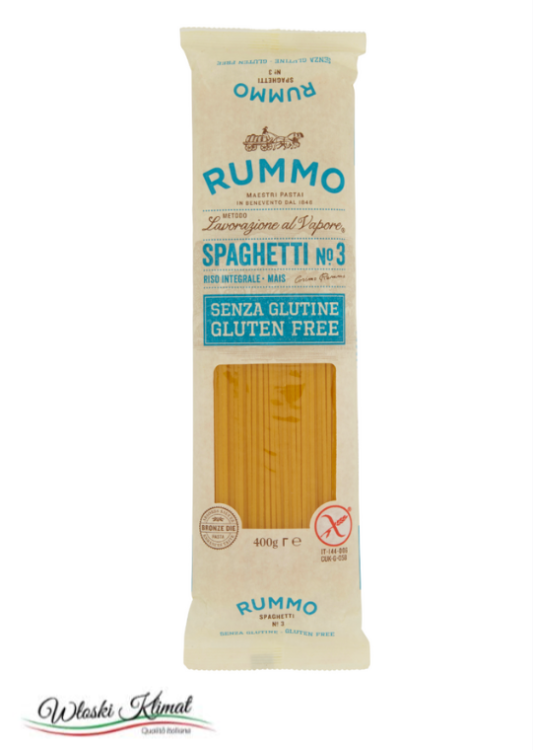 Makaron Spaghetti no.3 bez glutenu RUMMO 400g EAN:8008343880039
