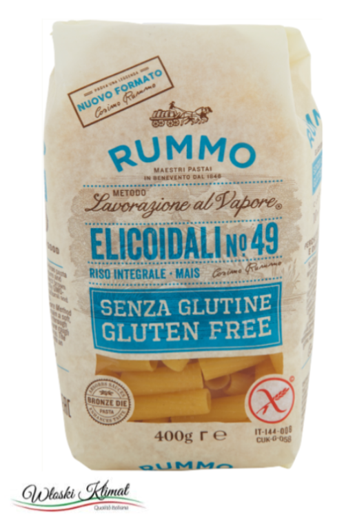 Makaron ELICOIDALI no.49 bez glutenu RUMMO 400g EAN:8008343880497