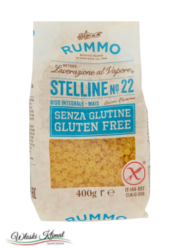 Makaron gwiazdki bez glutenu STELLINE no.22 RUMMO 400g  EAN:8008343880220