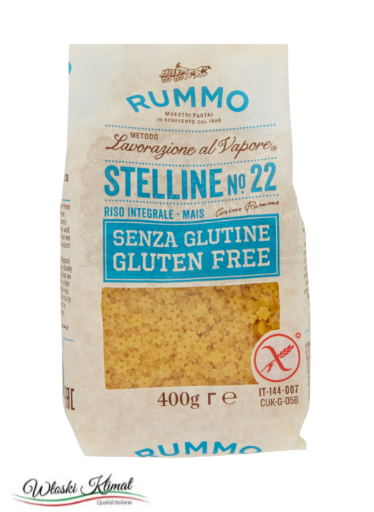Makaron gwiazdki bez glutenu STELLINE no.22 RUMMO 400g  EAN:8008343880220