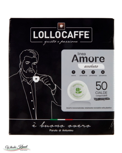 Kawa w saszetkach linea Amore assoluto LOLLOCAFFE 50szt EAN: 8034097155826