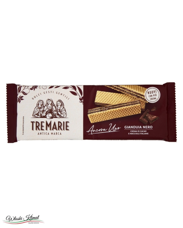 Wafle z nadzieniem kakaowym i orzechów laskowych Gianduia Tre Marie 140 g EAN: 8002190007304