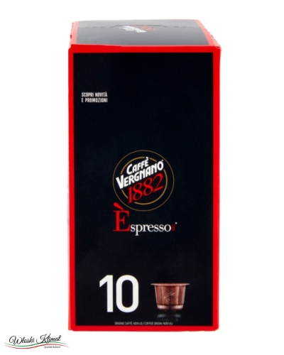 Kawa w kapsułkach kompatybilnych z Nespresso Espresso 10 szt. Vergnano Ean: 8001800005501