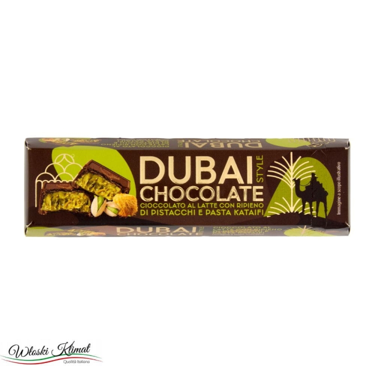 Czekolada w stylu dubajskim Dubai Style chocolate 70g EAN: 8023788049759