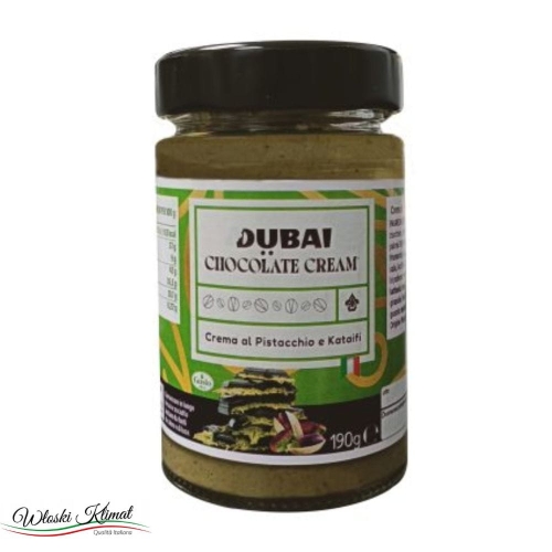 Krem pistacjowy z ciastem Kataifi Dubaj Chocolate Cream Gusto Etna 190g EAN 8032706793681