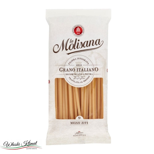 Makaron długie rurki nr 9 Mezzi Zitti LA MOLISANA 500g EAN 8004690050903