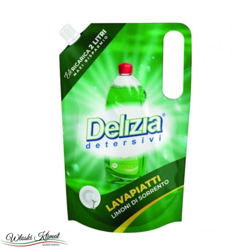 Płyn do mycia naczyń Cytrynowy - zapas Limone di Sorrento Delizia 2L EAN 8014332031016
