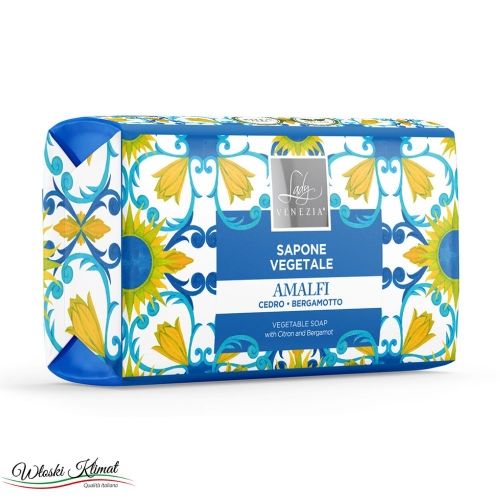 Mydło roślinne w kostce Cedr i Bergamotka Amalfi LADY VENEZIA 100g