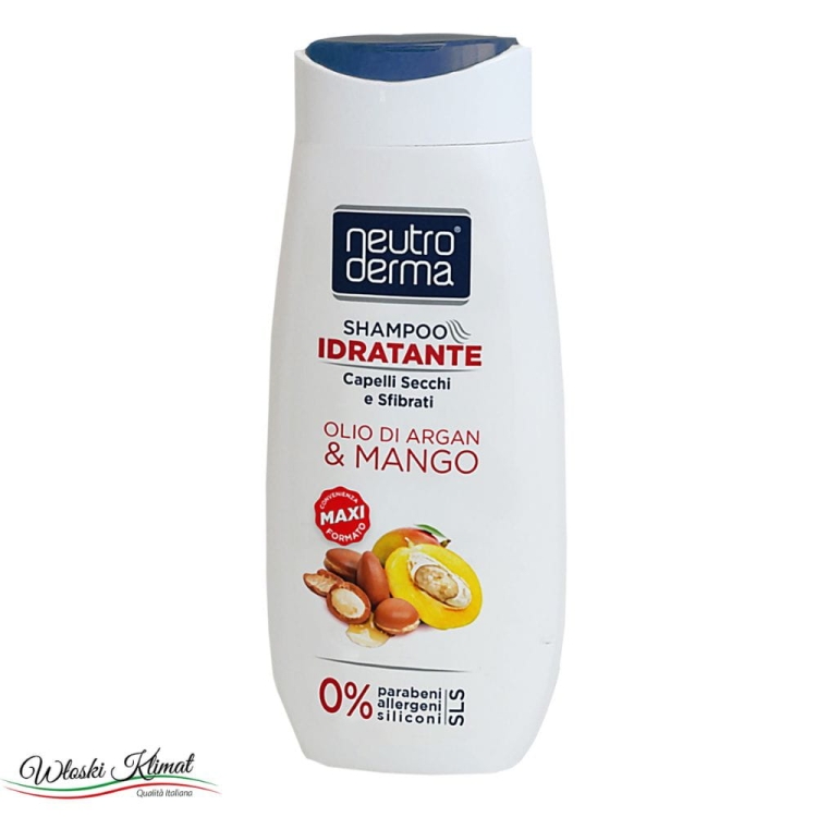 Szampon nawilżający Olejek Arganowy i Mango Neutroderma 500ml Ean: 8033993194779