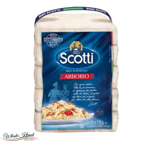 Ryż Arborio duże opakowanie HoReCa RISO SCOTTI 5kg Ean: 8001860195006