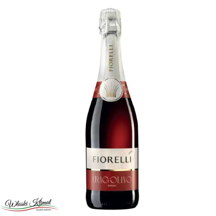 Wino musujące czerwone FRAGOLINO FIORELLI 750ml Ean 8002915000603