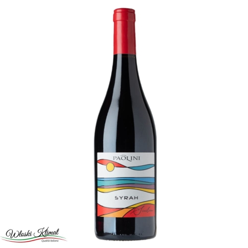 Wino czerwone wytrawne Syrah Sicilien DOC Sicilia Paolini 750ml Ean: 8017437001649
