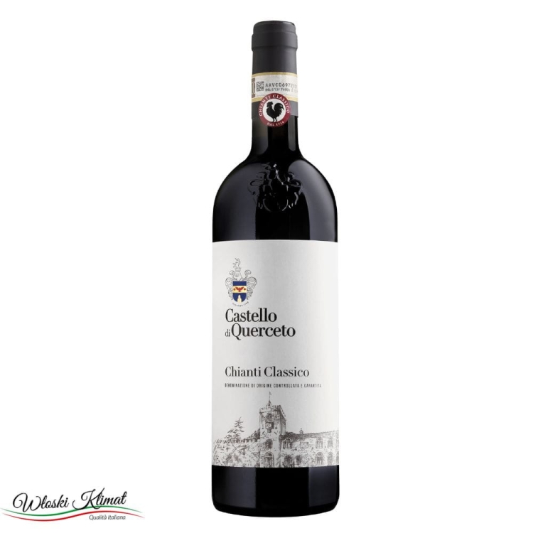 Wino czerwone wytrawne Chianti Classico DOCG Castello di Querceto 750ml Ean: 8022589000044