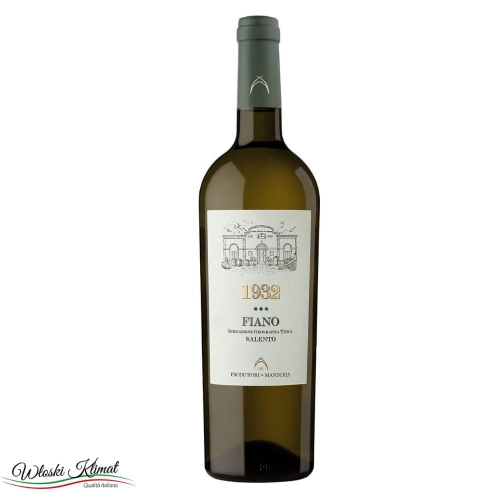 Wino wytrawne białe 1932 Fiano Salento Manduria 750ml Ean: 8026290021244