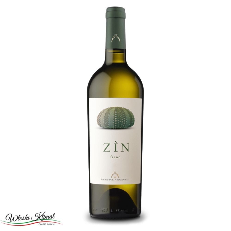 Wino wytrawne białe Zin Salento IGP FIANO Manduria 750ml Ean: 8026290021640