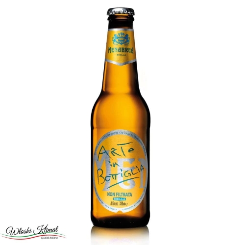 Piwo niefiltrowane jasne Arte in Bottiglia MENABREA 330ml Ean: 8009076000275
