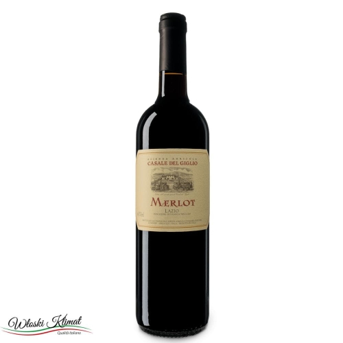 Wino czerwone Merlot Lazio Rosso IGT Casale del Giglio 750ml Ean 8003565000166