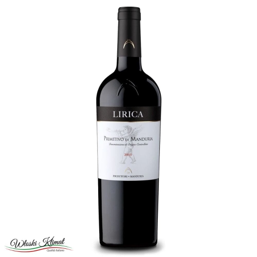 Wino czerwone Lirica Primitivo di Manduria DOC Produttori di Manduria 750ml Ean 8026290000126