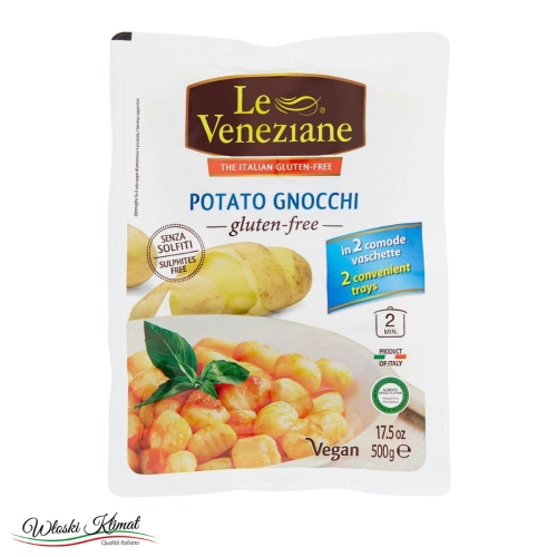 Kluski ziemniaczane Gnocchi di patate bez glutenu Veneziane 500g Ean 8009915008707