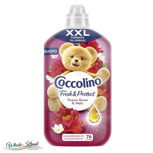 Płyn do płukania koncentrat Czerwona Piwonia i Jabłko Peonia e Mela COCCOLINO 1750ml Ean 8720181599583