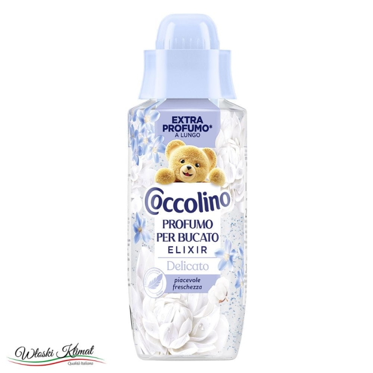 Perfumy do prania Przyjemna Świeżość Piacevole Freschezza Delicato Elixir COCCOLINO 342ml Ean 8720181687105