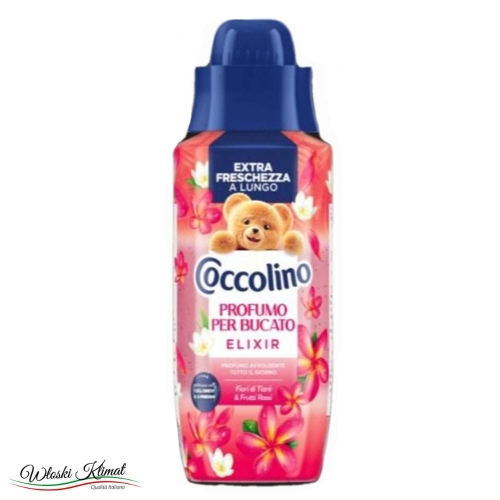 Perfumy do prania Gardenia i Czerwone Owoce Tiare e Frutti Rossi Elixir COCCOLINO 342ml Ean 8720181702662
