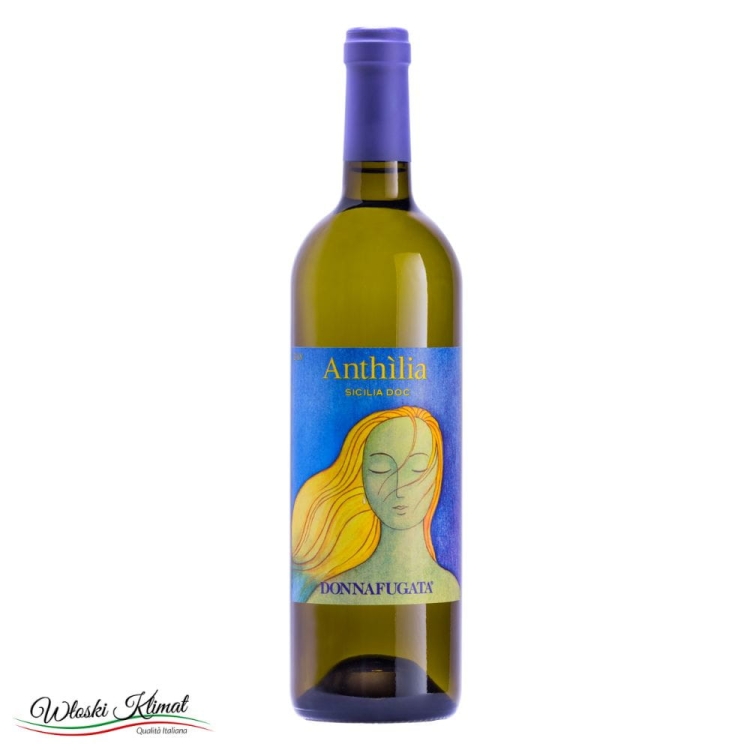 Wino białe Anthìlia Lucido Sicilia DOC Donnafugata 750ml Ean 8000852000113