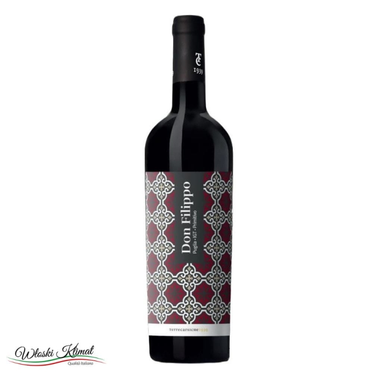 Wino czerwone Primitivo IGT Don Filippo Terre Carsiche 750ml Ean