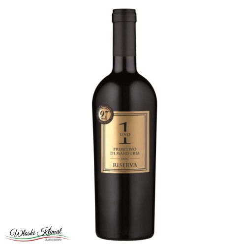 Wino czerwone Primitivo di Manduria Uno 1 Riserva Masseria La Volpe 750ml Ean 8050762461603