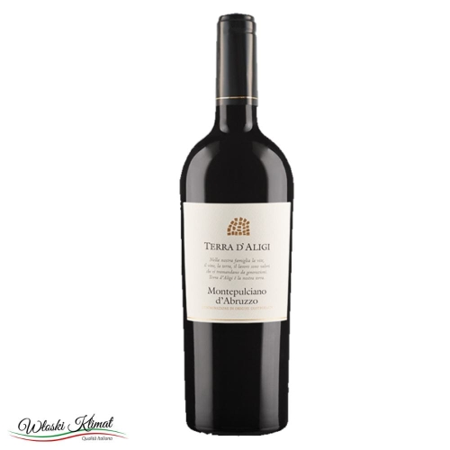 Wino czerwone Montepulciano d'Abruzzo DOC Terra d'Aligi 750ml Ean 8004129075101
