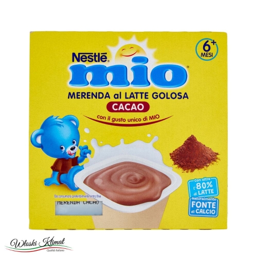 Deserek dla dzieci mleczno kakaowy Merenda Cacao Nestle (100x4) 400g Ean 7613033310522