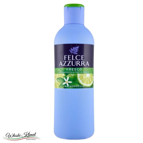 Żel pod prysznic Świeży zapach Fresco Bagnoshiuma Felce Azzurra 650ml Ean 8001280068010